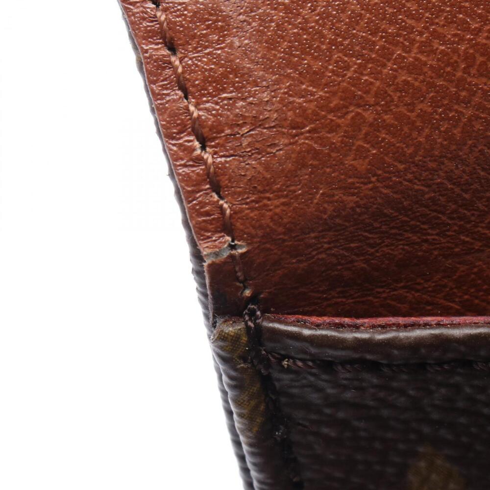 LOUIS VUITTON Authentic Brown Monogram Leather Shoulder Bag - Picture 6 of 9